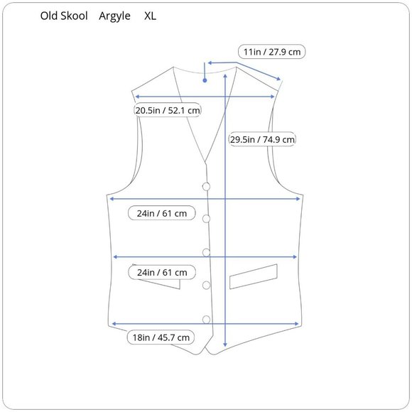 Rare Old Skool The Original Brand Brown Argyle XL V-Neck Sweater Vest - Picture 2 of 12